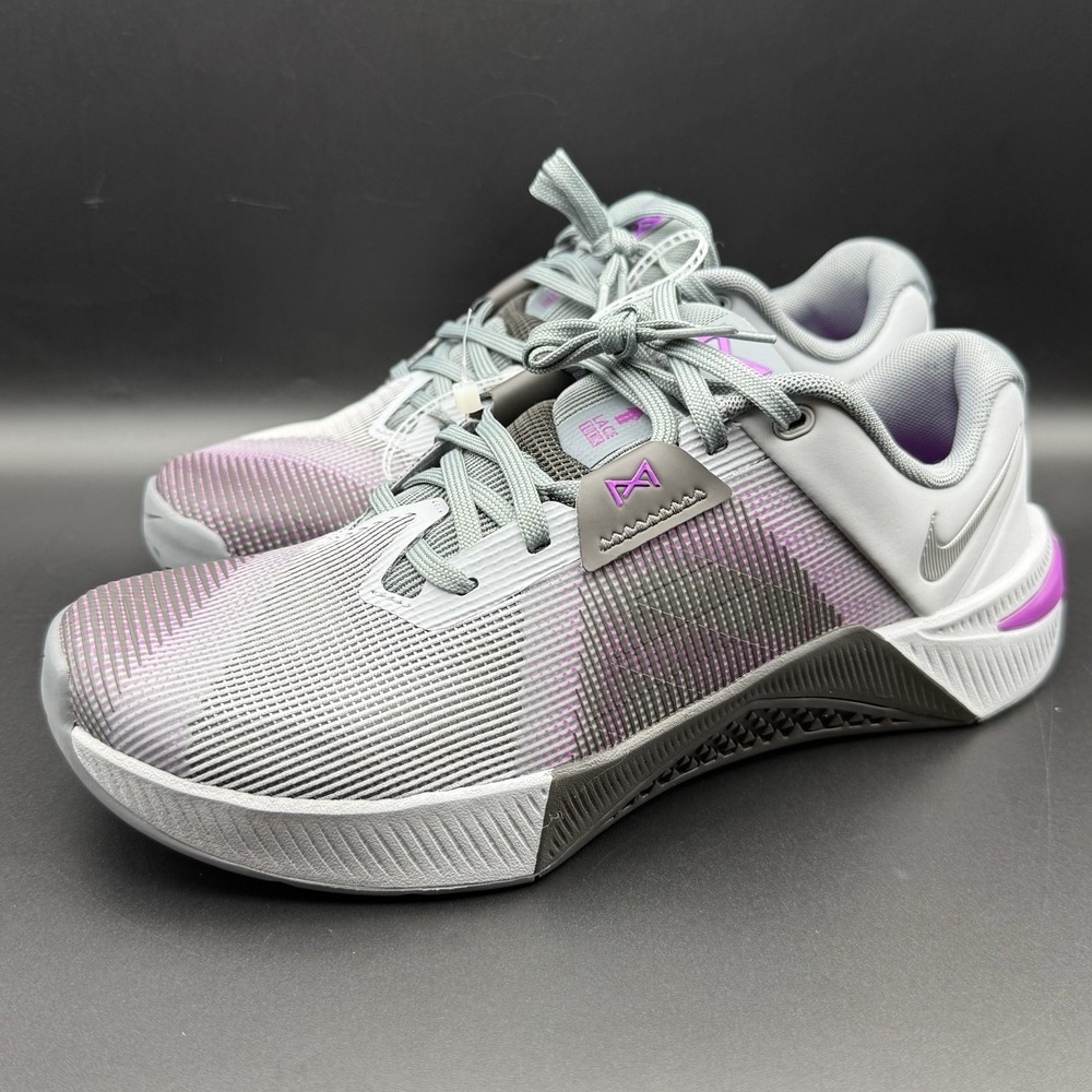 Nike Metcon 10 Training Shoes Wolf Grey Purple HJ1875-003 Men's Size 8